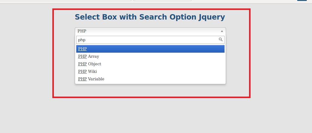 Select search. Select Box. Selectbox html. Html select option. Select with search.